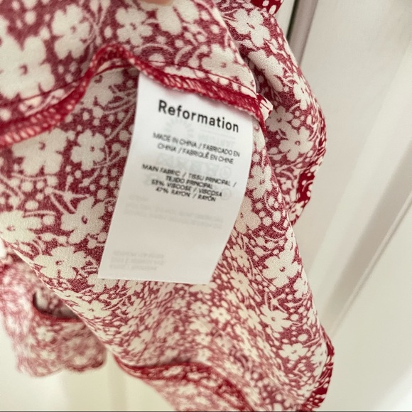 NWT Reformation Saskia Dress Amaro - Picture 7 of 8